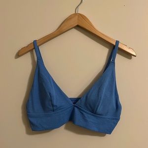 Aerie Swim Top - Blue - Size Large